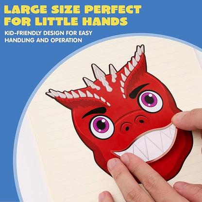 JOYIN 36PCS 9.8"x6.7" Make a face Stickers for Kids, Make Your Own Dinosaur Stickers, Animal Party Favors Kids Crafts, Goodie Bags Stuffers, Classroom Rewards