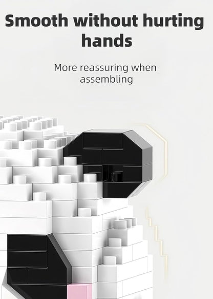 Micro Building Blocks Bamboo Panda Children's Building Blocks Toys Adult Building Blocks Set Suitable for Various Life Surprise Gifts - Mini Panda Consists of (484 Pieces) Bricks