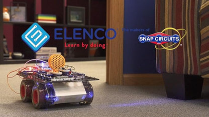 Snap Circuits Code Journey, Build Your Circuit, Code Your Commands, and Drive, Bluetooth Controlled, STEM Building Toy for Ages 8 to 108