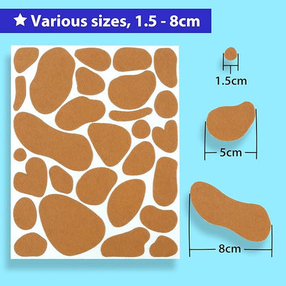 KRAFUN Felt Animal Sticker Kit for Beginner Toddlers, Kids Arts & Crafts, Pack of 220 Assorted Scrapbook Party Stickers Dog and Cats, Fun Shapes, Preschool, Children Early Learning, self Adhesive