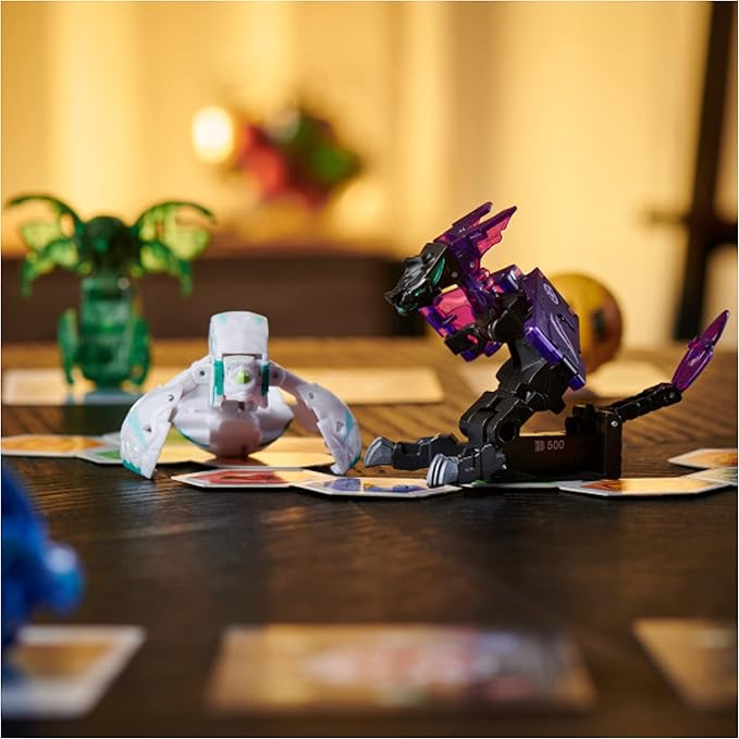 Bakugan Legends Collection Pack, 4-Pack Featuring Centipod, Surturan Geogan, Dragonoid Nova, Trox Ultra, and 6 BakuCores, Kids Toys for Ages 6 and Up