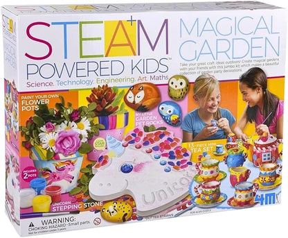4M 405543 STEAM Powered Create Magical Jumbo Kit | Garden Decorations | Kids Ages 8+ | STEM Activity