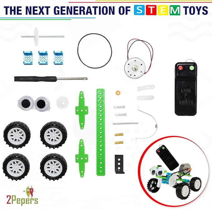 DIY Robotic Science Kits for Kids Age 8-12 6-8, STEM Projects for Kids Ages 8-12, Building Robot Kit Experiments, Educational Toys for Ages 8-13, Gifts for Boys & Girls Age 6 7 8 9 10 11 12 Years Old