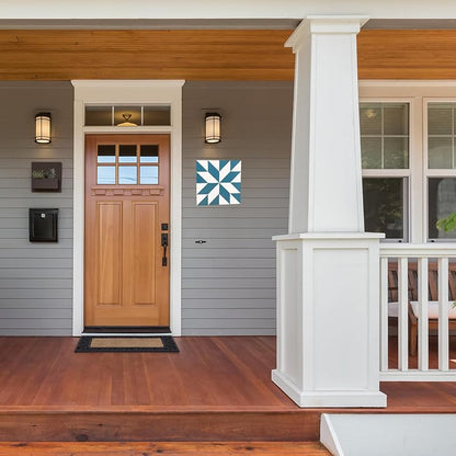 Large Unfinished Barn Quilt Square Wooden Sign, Country Decor Canvas Quilts Blocks (18 inches, Friendship Star)