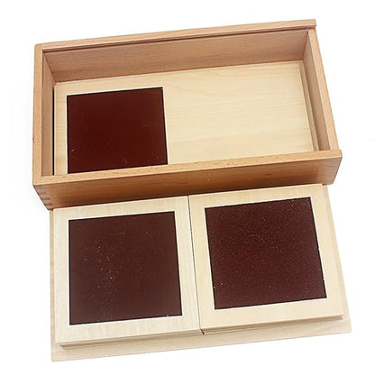 Montessori Rough and Smooth Boards Sensorial Board Touch Sensory Montessori Tactile Board for Kids Graded Sand Tablets Montessori Toys for Toddlers