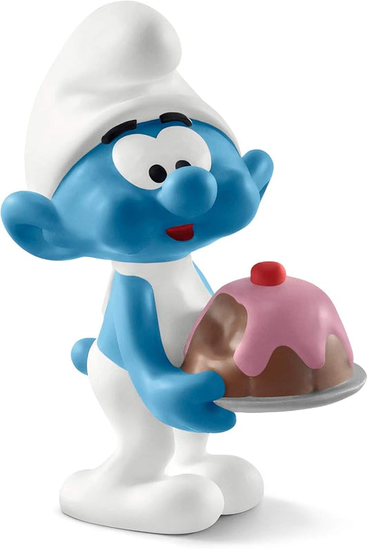 Schleich Smufs, Retro Toys for Kids, Greedy Smurf 2 inch