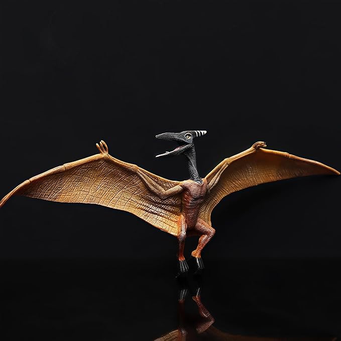 Gemini&Genius Pterosaur Dinosaur Toy for Kids, Pterodactyl Dinosaur Figure Gift- Stocking Stuffers, Party Favor, Goodie Bag Fillers, Cup Cake Toppers for Kids