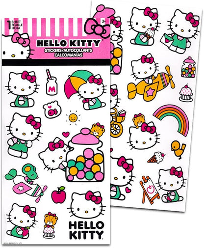 HUB Studios Hello Kitty Coloring Book and Stickers Super Set~ Hello Kitty Coloring Book with Hello Kitty Stickers & Specialty Door Hanger