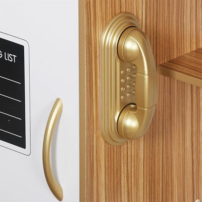 Wooden Play Kitchen Toy Set with Light, Kids Children Pretend Toy Kitchen Playset, Sink Play Toy Oven with Microwave,Toddler Cooking Set Toy for Ages 3+