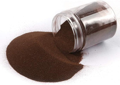 Shiny Stone Colorful Sand,Rainbow Sand,Art Sand,Colored Sand,Craft Sand,Decorative Wedding Vibrant Sand,250g/0.55lb/8.81oz for Kids Creativity Wedding Succulent Terrarium Vase (Coffee Brown)