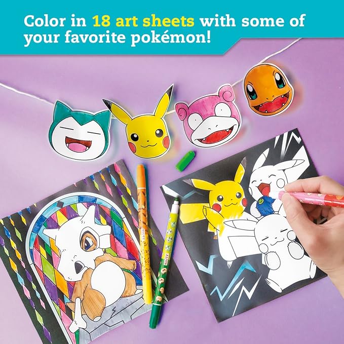 KLUTZ Pokémon Stained Glass Art Craft Kit