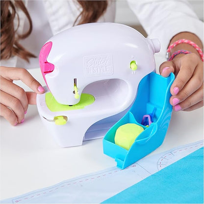 Cool Maker, Exclusive Neon Stitch ‘N Style Fashion Studio, Sews 8 Stylish Projects, Pre-Threaded Sewing Machine Toy, Arts & Crafts Kids Toys for Girls