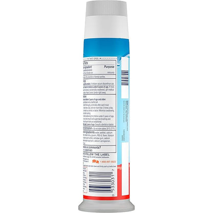 Aquafresh Kids Pump Cavity Protection Bubble Mint Fluoride Toothpaste for Cavity Protection, 4.6 ounce