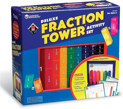 Learning Resources Deluxe Fraction Tower Set (LER2075)