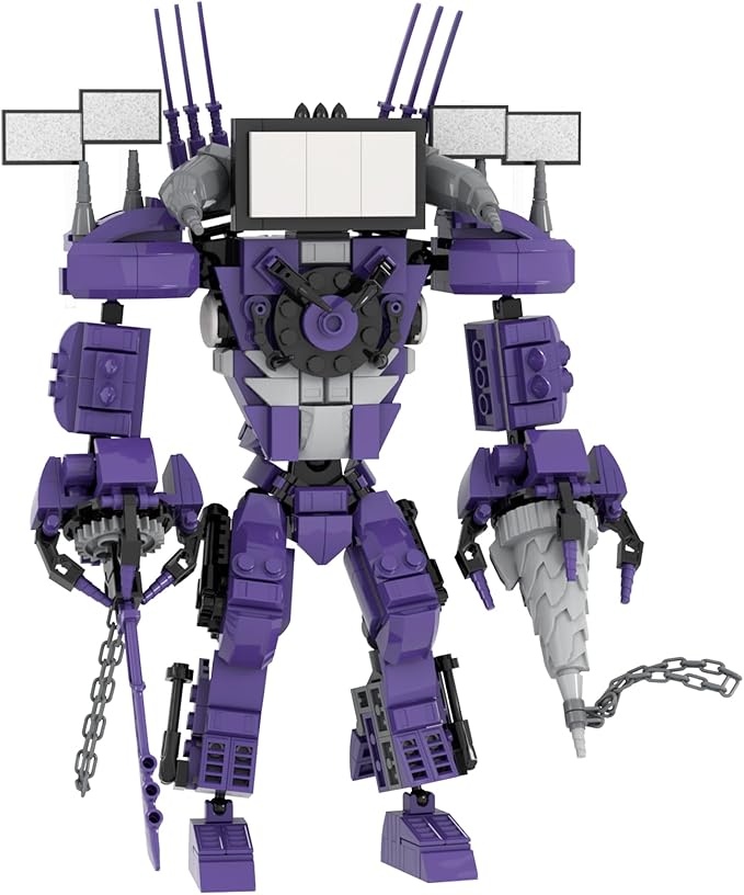 Toilet Building Blocks Toys,TV Toys Building Blocks Imaginative Construction Playset Blocks Action Figure,Birthday Gifts Building Blocks for Adults Children 474PCS