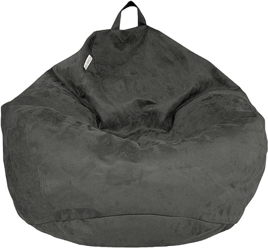 Bean Bag Stuffed Animal Storage Or Cover | No Filler | Extra Large | for Adults Or Kids | Double Stitched | Durable Zipper | Premium Microsuede
