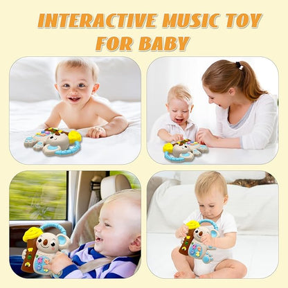 Musical Toys for 1 Year Old Boys and Girls, Baby Light Up Piano Keyboard Musical Toys for Toddlers 1-3, Early Learning Educational Infant Toys, 1 Year Old Baby Boy Girl Toys Gifts (Koala)