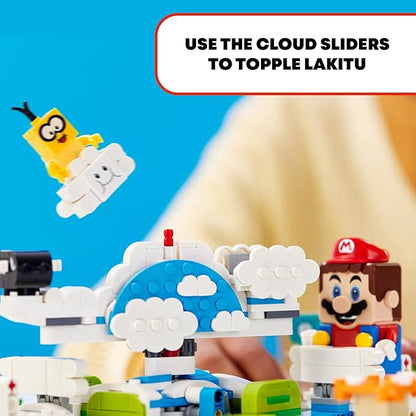 LEGO Super Mario Lakitu Sky World Expansion Set 71389 Building Kit; Collectible Toy Playset for Kids; New 2021 (484 Pieces)