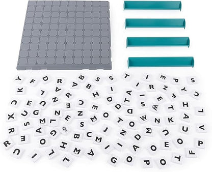 Upwords, The Game of Quick Stacking & Word Hacking with Stackable Letter Tiles, 2022 Edition | Word Games | Board Games for Kids 8-12 | Family Games for Ages 8+