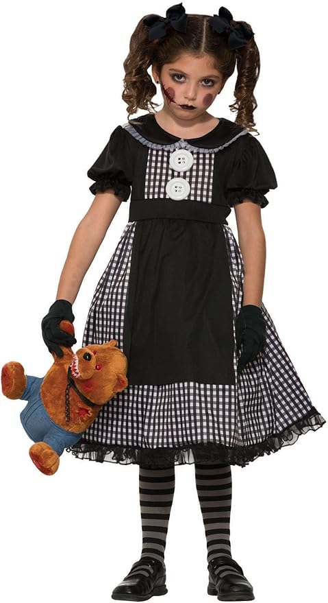 Rubie's Child's Forum Dark Rag Doll Costume, Small