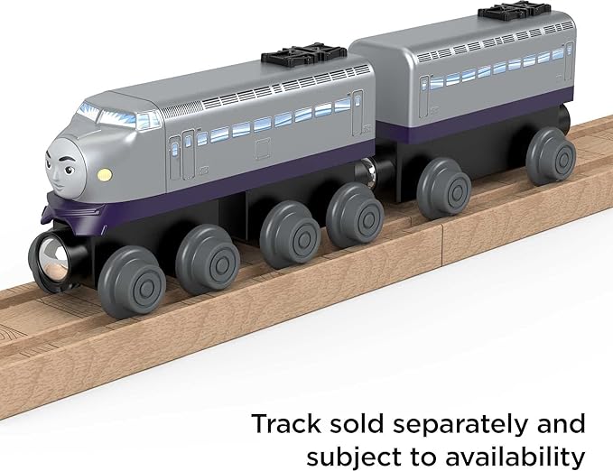 Thomas & Friends Wooden Railway Toy Train Kenji Push-Along Wood Engine & Cargo Car for Toddlers & Preschool Kids Ages 2+ Years (Amazon Exclusive)