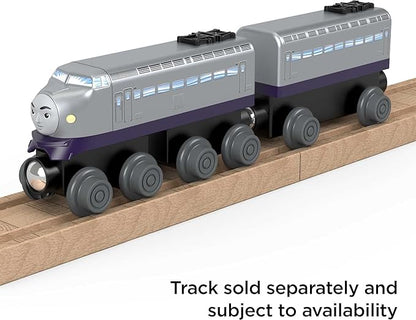 Thomas & Friends Wooden Railway Toy Train Kenji Push-Along Wood Engine & Cargo Car for Toddlers & Preschool Kids Ages 2+ Years (Amazon Exclusive)