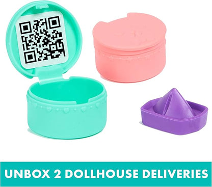 Gabby's Dollhouse, Baby Box Cat Craft-A-Riffic Room with Exclusive Figure, Accessories, Furniture and Dollhouse Delivery, Kids Toys for Ages 3 and up