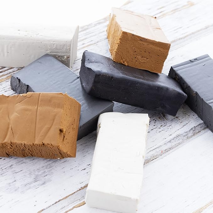 BAZIC Modeling Clay Natural Earth Color 1 LB, Modeling Dough Non Toxic Gift for Artist Kids, Bulk for Classroom, 1-Pack