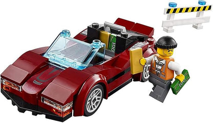 LEGO City Police High-Speed Chase 60138 Building Toy with Cop Car, Police Helicopter, and Getaway Sports Car (294 Pieces)