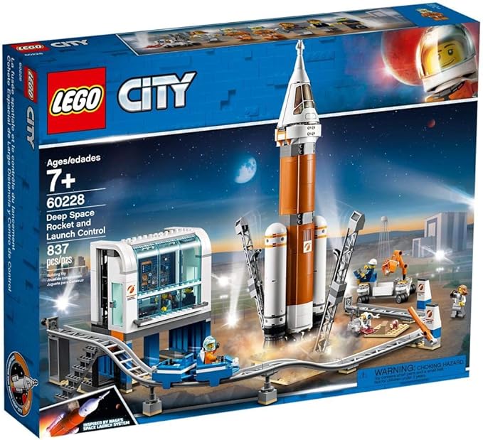 LEGO City Space 60228 Deep Space Rocket and Launch Control (837 Parts)
