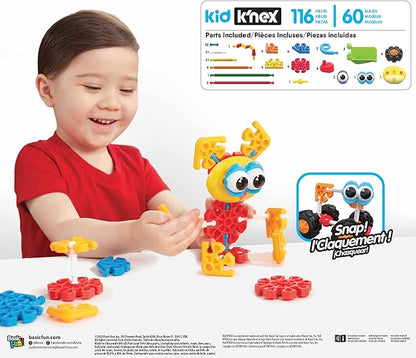 KID K’NEX – Oodles of Pals Building Set – 116 Pieces – Ages 3 and Up Preschool Educational Toy (Amazon Exclusive)