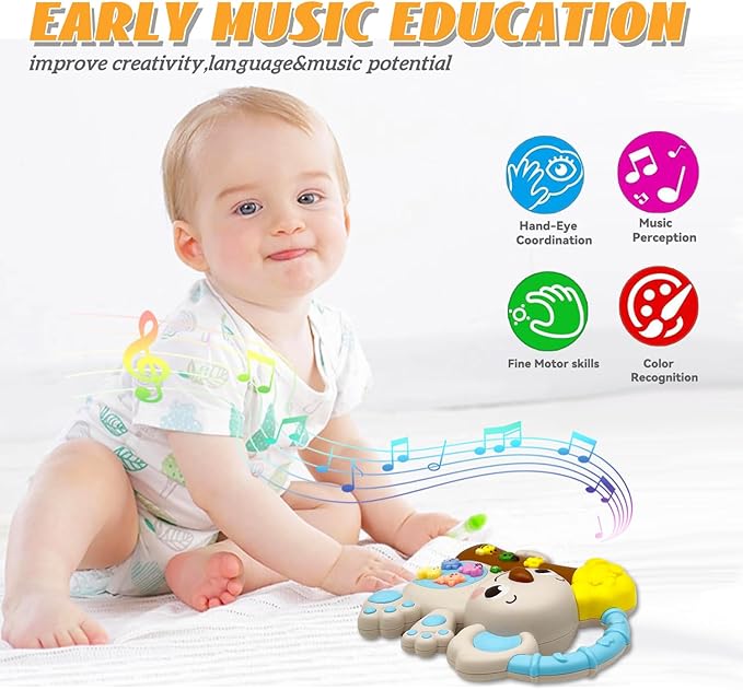 Musical Toys for 1 Year Old Boys and Girls, Baby Light Up Piano Keyboard Musical Toys for Toddlers 1-3, Early Learning Educational Infant Toys, 1 Year Old Baby Boy Girl Toys Gifts (Koala)