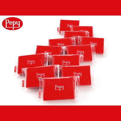 Pepy Plastilina Reusable and Non-Drying Modeling Clay; Set of 24 Bars, 1.4 Ounce Each, Perfect for Arts and Crafts Projects, Red