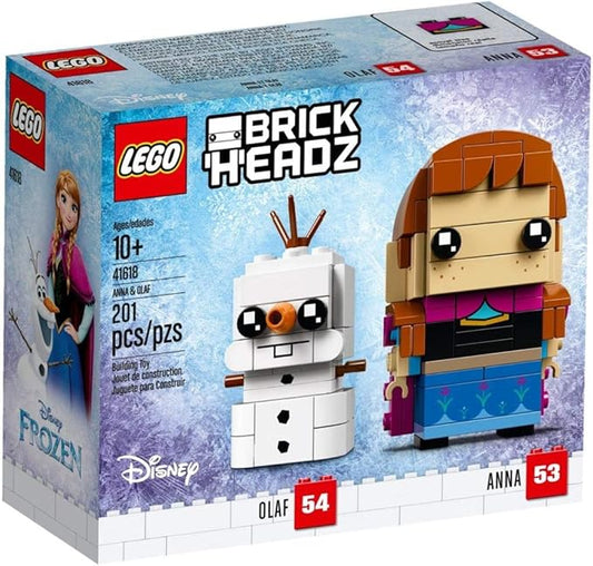 LEGO BrickHeadz Anna & Olaf Building Kit, Multicolor