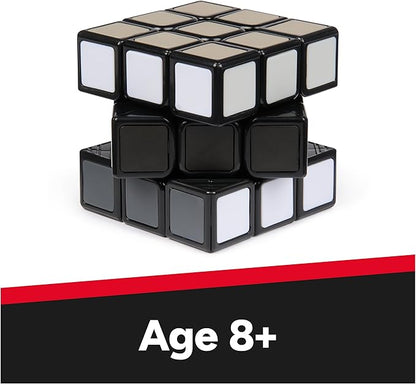 Rubik’s Cube, Wednesday Cube, Greyscale Wednesday Collectible & Desk Décor, Problem-Solving Brain Teaser, Color-Matching Puzzle, Fidget Toy & Sensory Puzzle for Adults, Teens & Kids, for Ages 8 & Up
