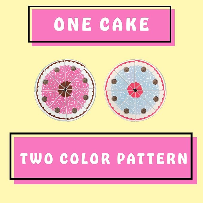 Wooden Birthday Cake Toy Set for Kids, 33 PCS Pretend Play Food, 5" Cake with Candles Fresh Fruit Plate Number 1-5, Wooden Play Kitchen Accessories