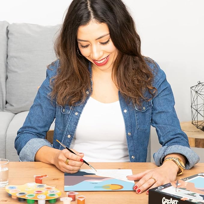 Ravensburger CreArt by The Lake Paint by Numbers Kit for Adults - 23641 - Painting Arts and Crafts for Ages 12 and Up