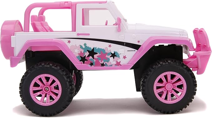 JADA Toys - Girlmazing 1:16 Scale RC Jeep, Exclusive Star Deco Small
