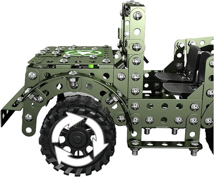 Lucky Doug STEM Building Projects Model Truck Set - Building Toys for Kids Ages 8-12, Assembly Science Army Toys for Boys 8 9 10 11 Years Old