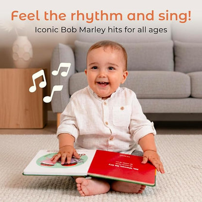 Cali's Books Reggae Musical Book for Toddlers 1-3 with Favorite Bob Marley Songs. Sound Book for Toddlers 1-3 for Kids