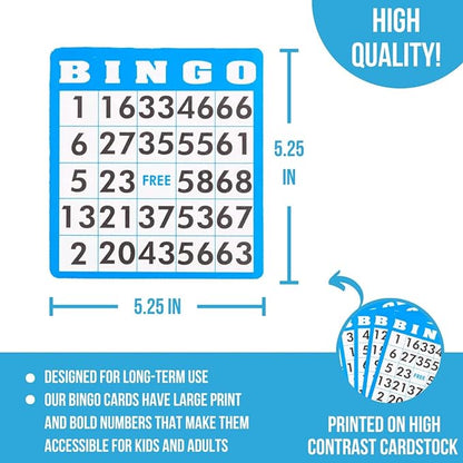 Regal Bingo Deluxe Bingo Game Set for Adults and Kids - Includes 8 Inch Bingo Wheel Cage, 75 Balls, Master Board, 50 Cards and Colorful Chips - Fun Family Bingo Night