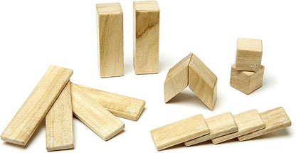 14 Piece Tegu Magnetic Wooden Block Set Natural