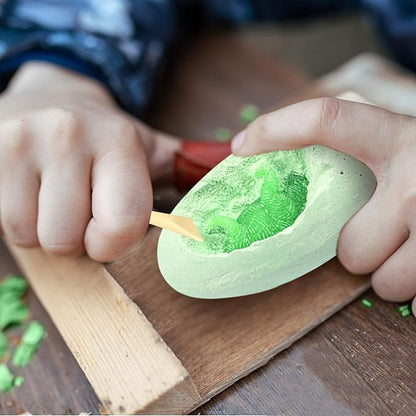 Dino Eggs Kit,12 Pack Dinosaur Eggs Toy,Glow in The Dark Dinosaur Fossil - Dinosaur Toys for Boys & Girls, Great Birthday, Science Gift