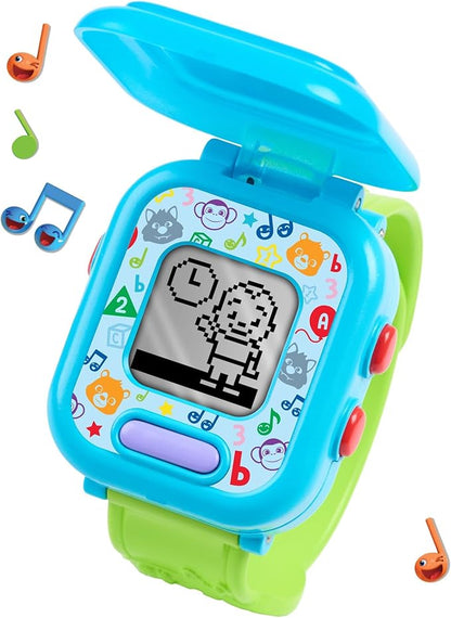 CoComelon JJ’s Learning Smart Watch Toy for Kids with 3 Education-Based Games, Alarm Clock, and Stop Watch, Kids Toys for Ages 3 Up by Just Play
