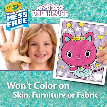 Crayola Gabbys Dollhouse Color Wonder Activity Set, Mess Free Coloring Pages for Toddlers, No Mess Activity, Toys & Gifts for Kids