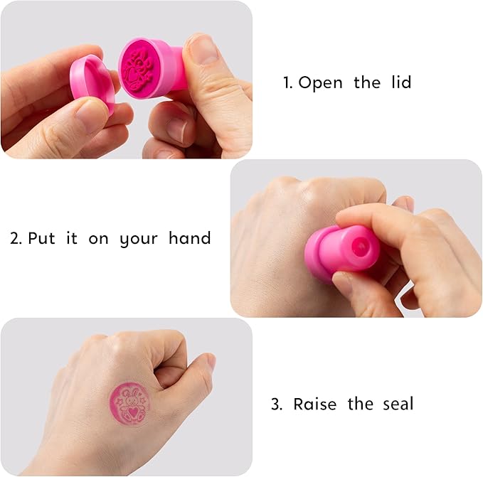 JOYIN 100 Pcs Valentine's Themes Stamper, 25 Designs Arts and Crafts Stamper for Valentines Day Party Favors, Classroom Exchanging Gifts, Classroom Holiday Reward Prizes