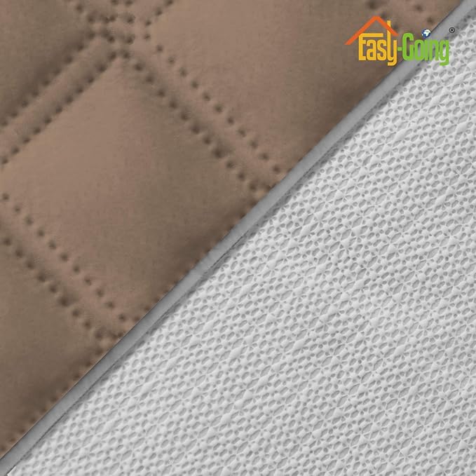 Easy-Going Sofa Slipcover Waterproof Couch Cover for 3 Cushion Couch Sofa Cover Furniture Protector Cover Pets Covers Washable Non-Slip Fabric Pets Kids Children Dog Cat (Sofa, Camel)