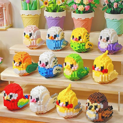 Birds Building Blocks for Adults Mini Building Blocks Birds Building Bricks Toy Micro Block Building Set Gift for Kids and Adults-247 PCS(Pigeon)