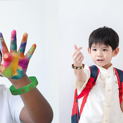 48 Pcs Sloth Animal Party Favors Rubber Bracelets Silicone Wristbands,Sloth Baby Shower Birthday Party Favors Supplies Decorations