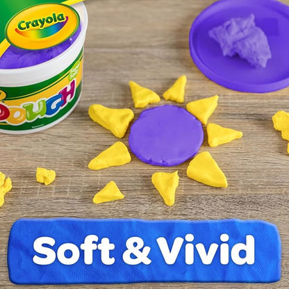 Crayola Dough - Purple (3lb), Bulk Modeling Dough for Kids, Clay Alternative, Resealable Tub, Ages 3+, Great for Kids Arts & Crafts